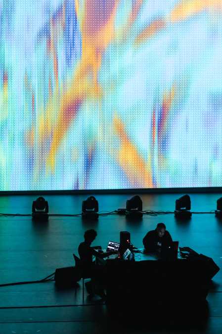  Sote & Tarik Barri present Majestic Noise (live AV) at Stadsschouwburg by Lisanne Lentink